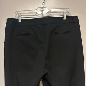 Hilary Radley Women's Black Slacks Size 12 - Classic Black with side Pockets